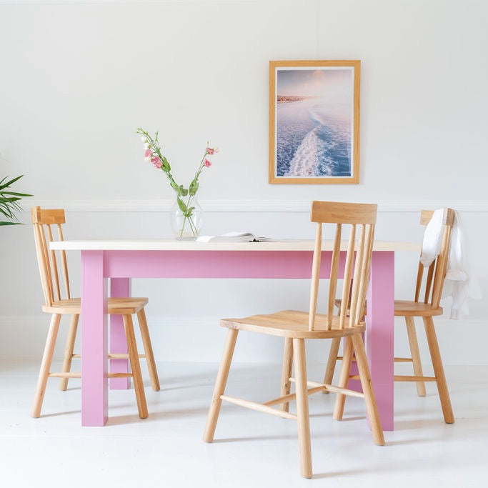 Pastel dining store table and chairs