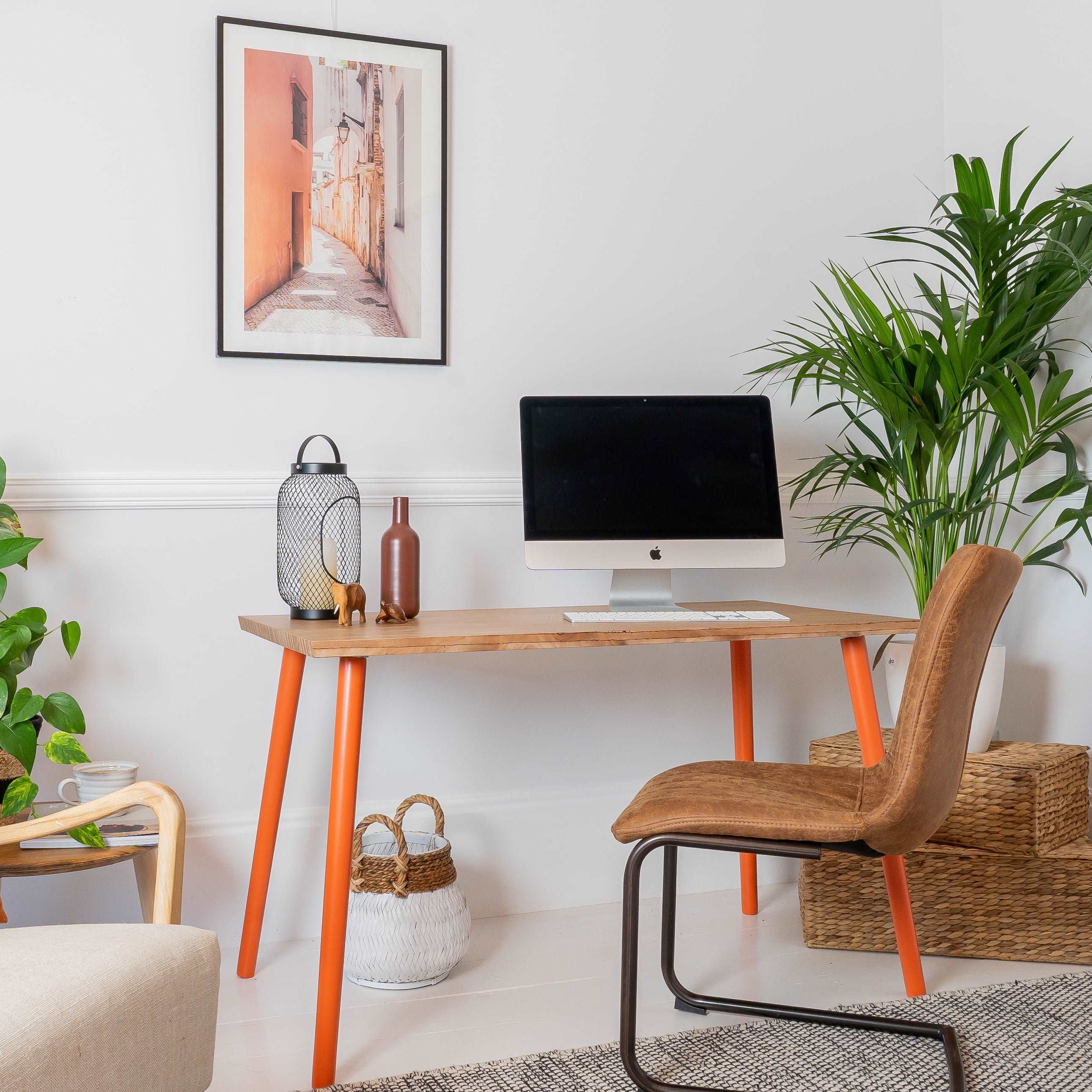 Wooden work clearance desk for home